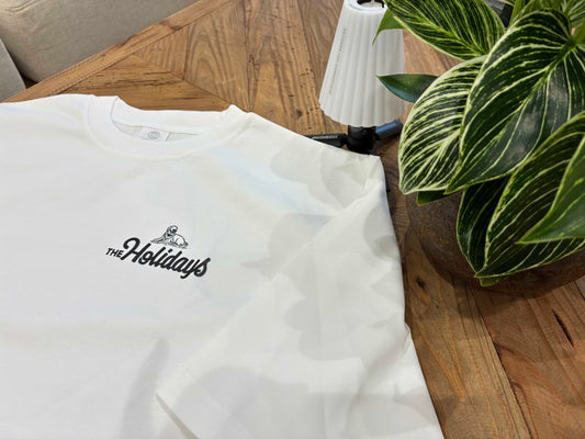 【良質！着心地◎】THE HOLIDAYSオリジナルTshirt（organic cotton１００％）寝そべるワンコ